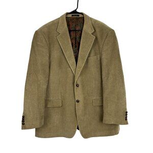 Lauren Ralph Lauren Corduroy Sport Coat Mens 46R Brown Jacket Blazer